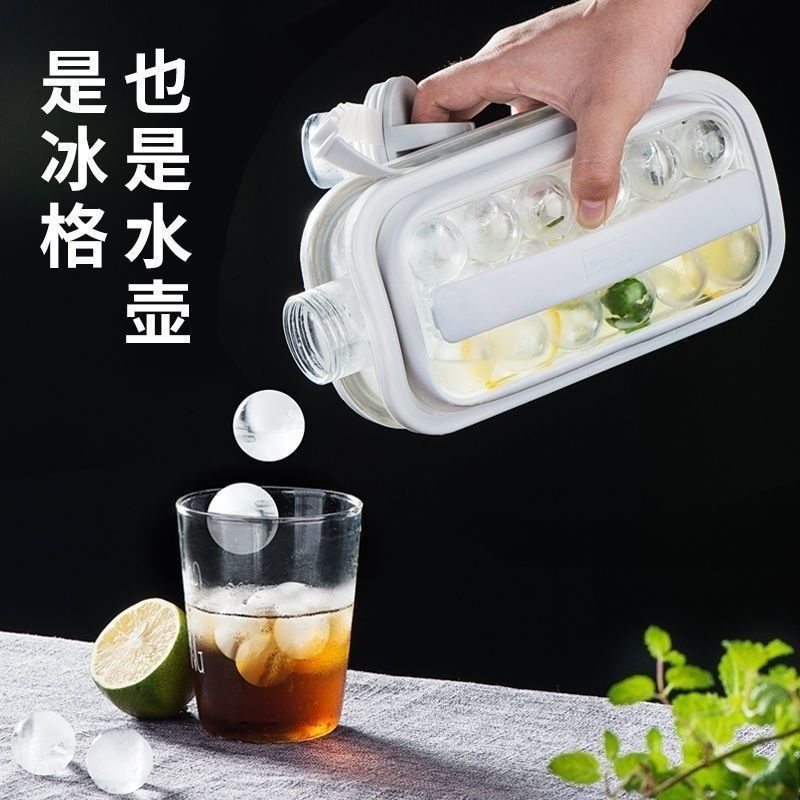 Botella Hielera Portátil 2 en 1 Molde para hacer Hielo en Cubos