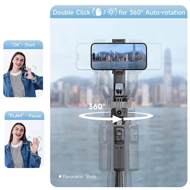Trípode Inteligente Seguimiento Facial Automático 360° Lector Gestos (0)