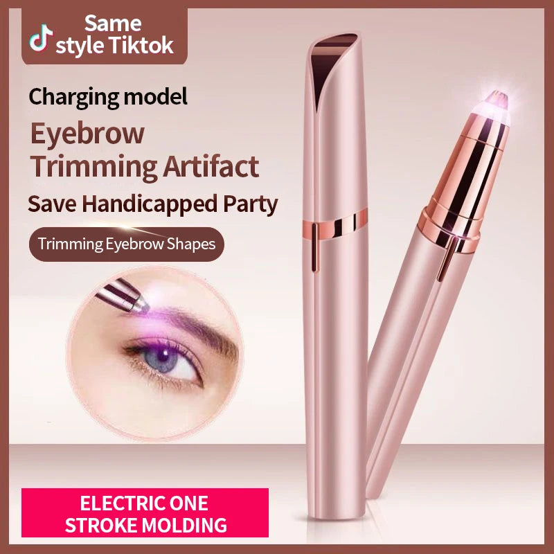 La mejor mini depiladora eléctrica para mujer, depiladora indolora para cejas y vello Facial para mujeres, recortadora de vello nasal para uso en el automóvil